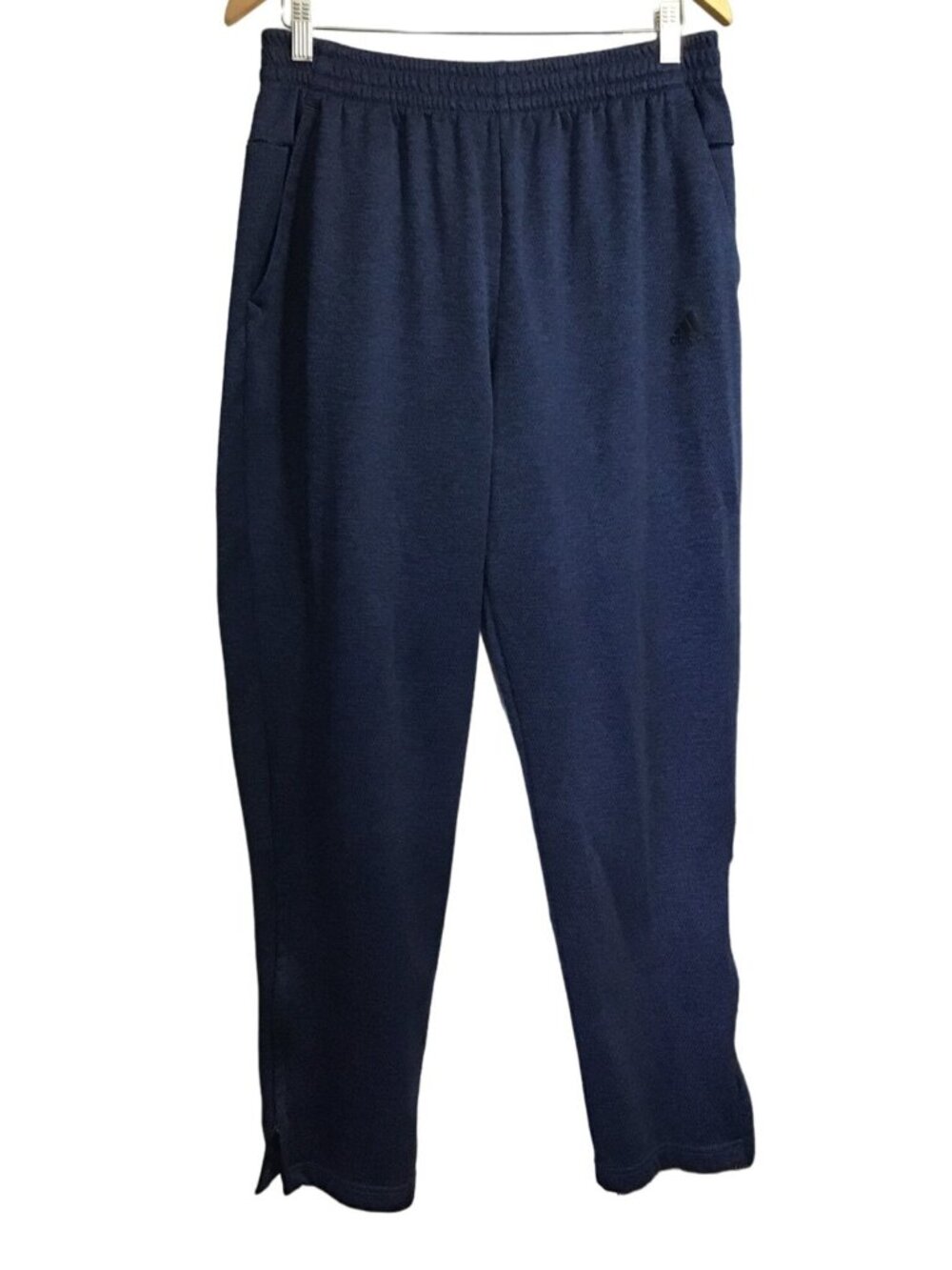 ADIDAS-MENS BLUE STRAIGHT LEG JOGGER SWEATPANTS Men’s SIZE X-LARGE